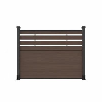 WPC Fencing With Aluminium Alloy
