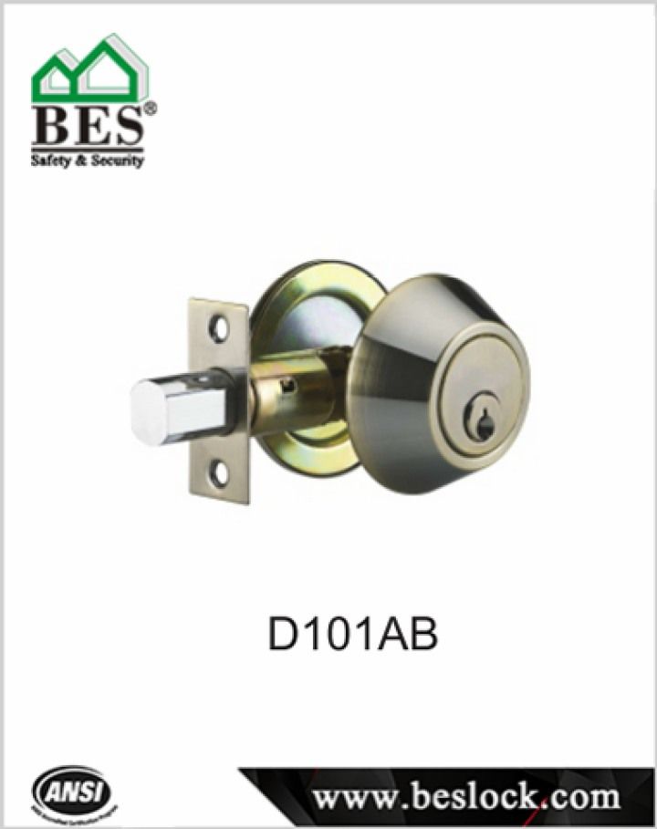 Wholesale Safety Antique Brass Single side Deadbolt Door Lock