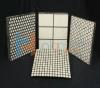 Rubber composite ceramic tile