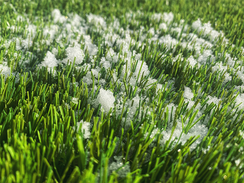Will snow damage my turf?