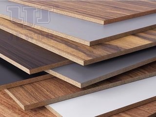 Melamine particle board