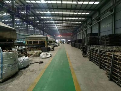Production line of Ringlock scaffolding