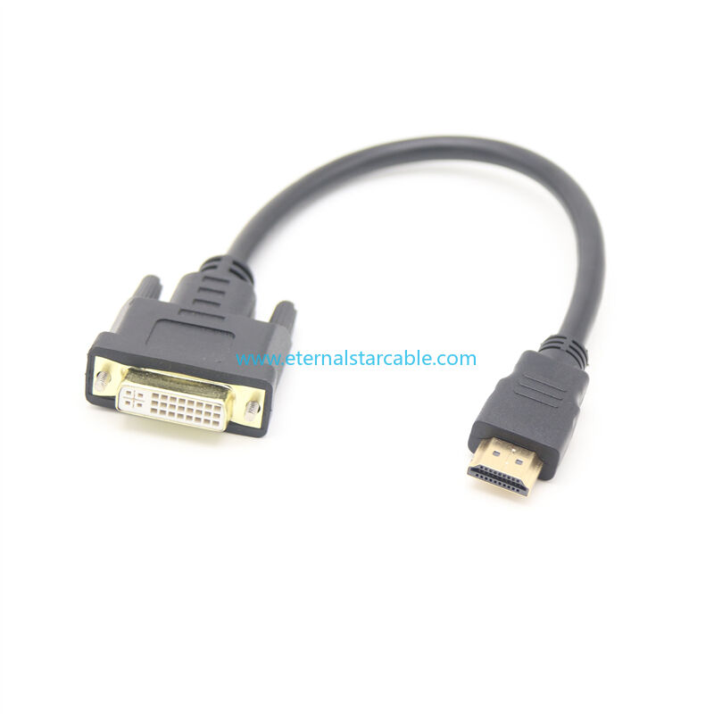 HDMI Male to DVI Adapter Cable, Black