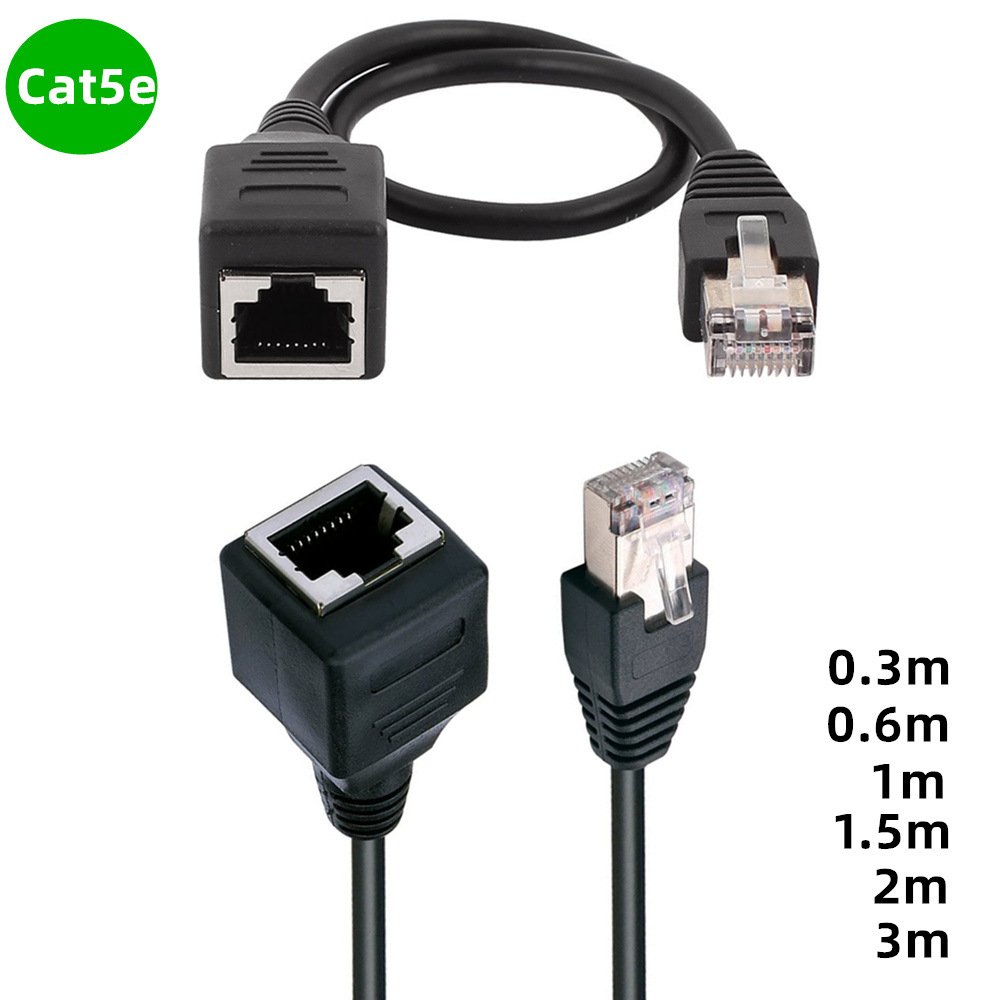 Cat5e Extension Cable RJ45 Extender Male to Female