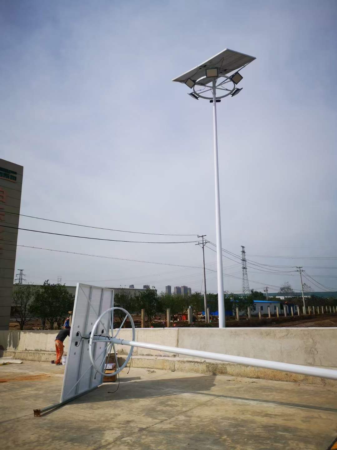 c38c1112a9734cb6a856d99d62d54ac Solar pole lighting outdoor lighting — Baifu project view 3