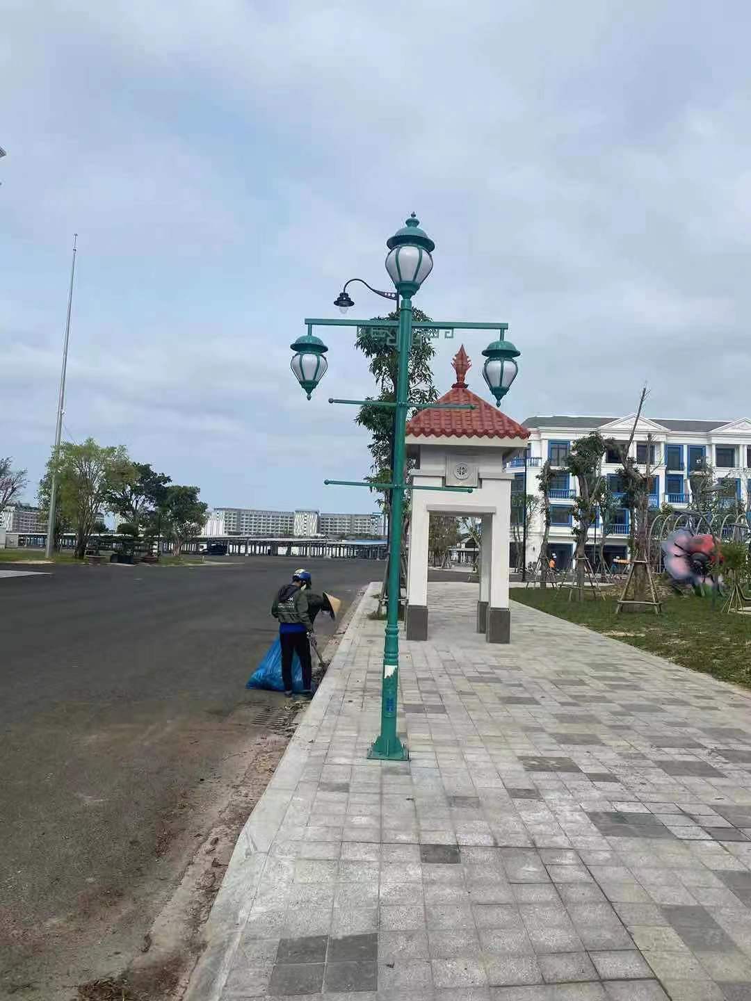 Decorative lighting in Vietnam — Baifu project site view 6