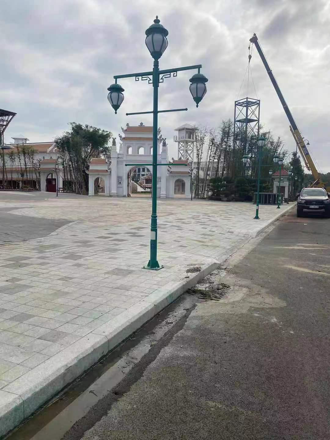 Decorative lighting in Vietnam — Baifu project site view 4