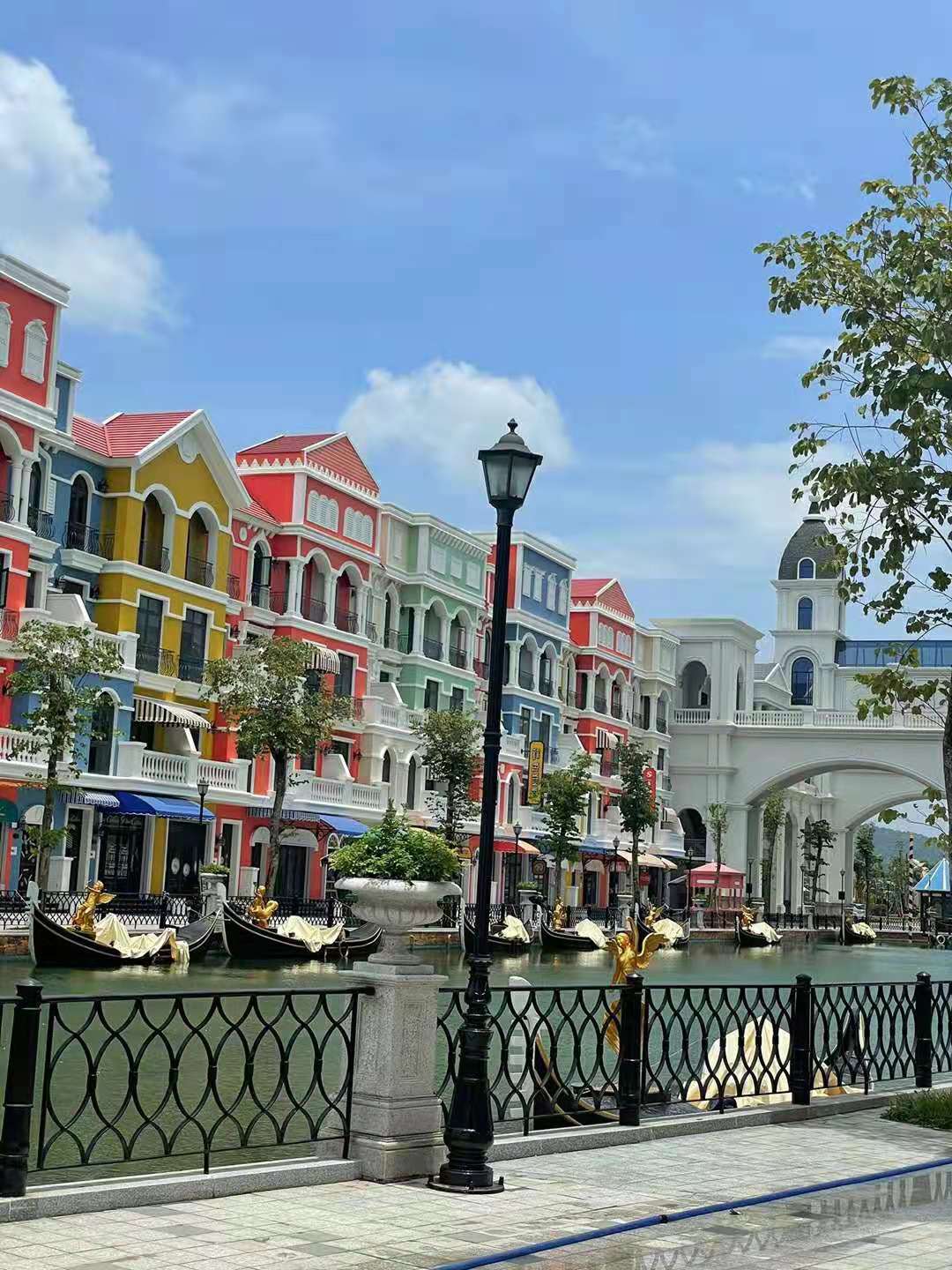 Decorative lighting in Vietnam — Baifu project site view 3