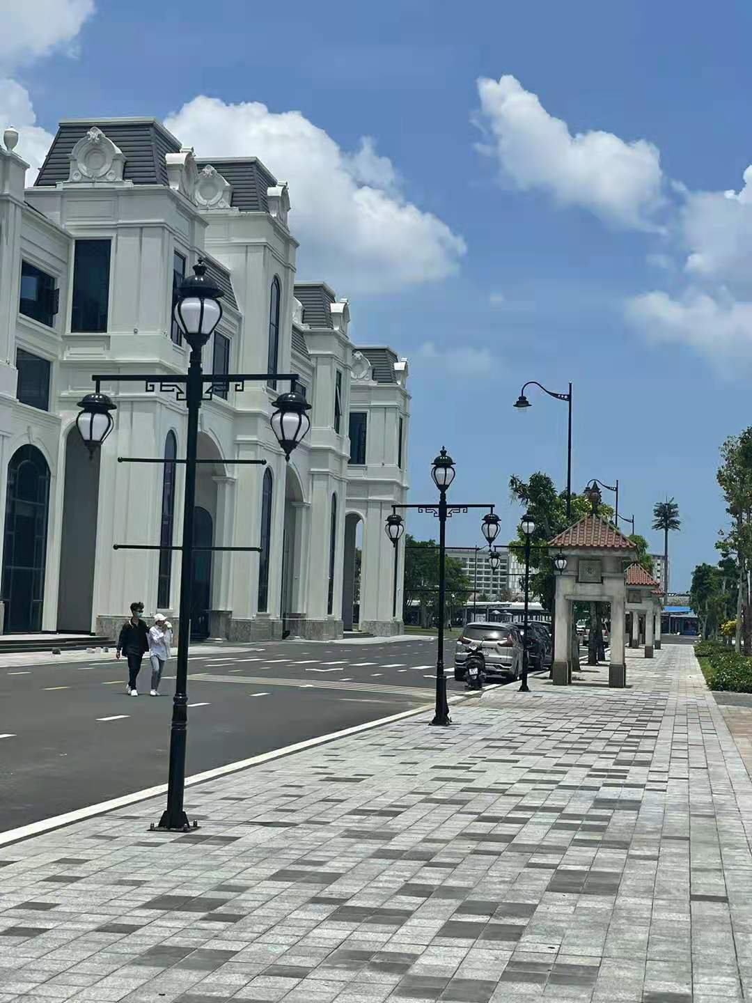 Decorative lighting in Vietnam — Baifu project site view 2