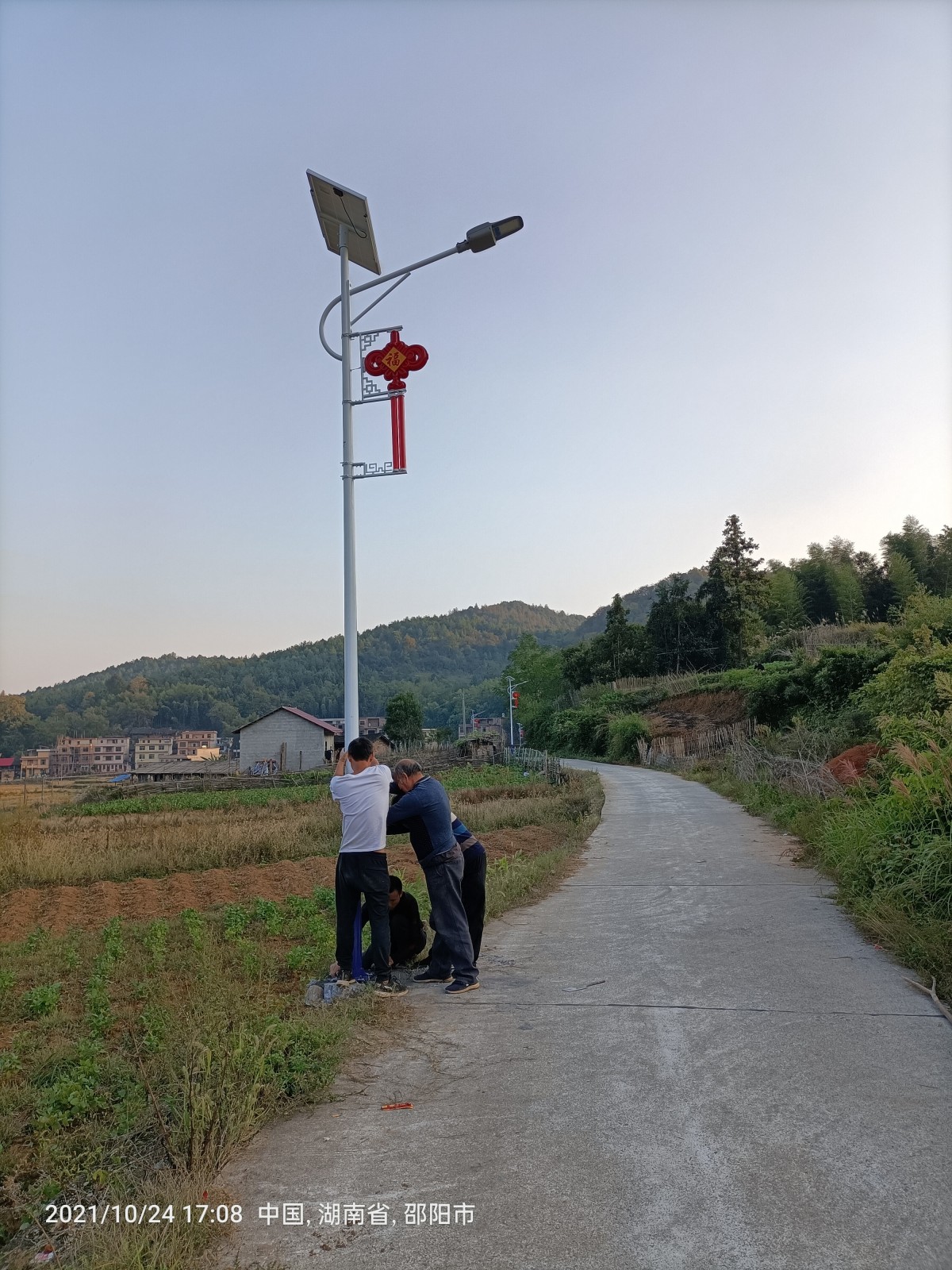 Zijin County, Guangdong, China outdoor lighting — Baifu project view 6
