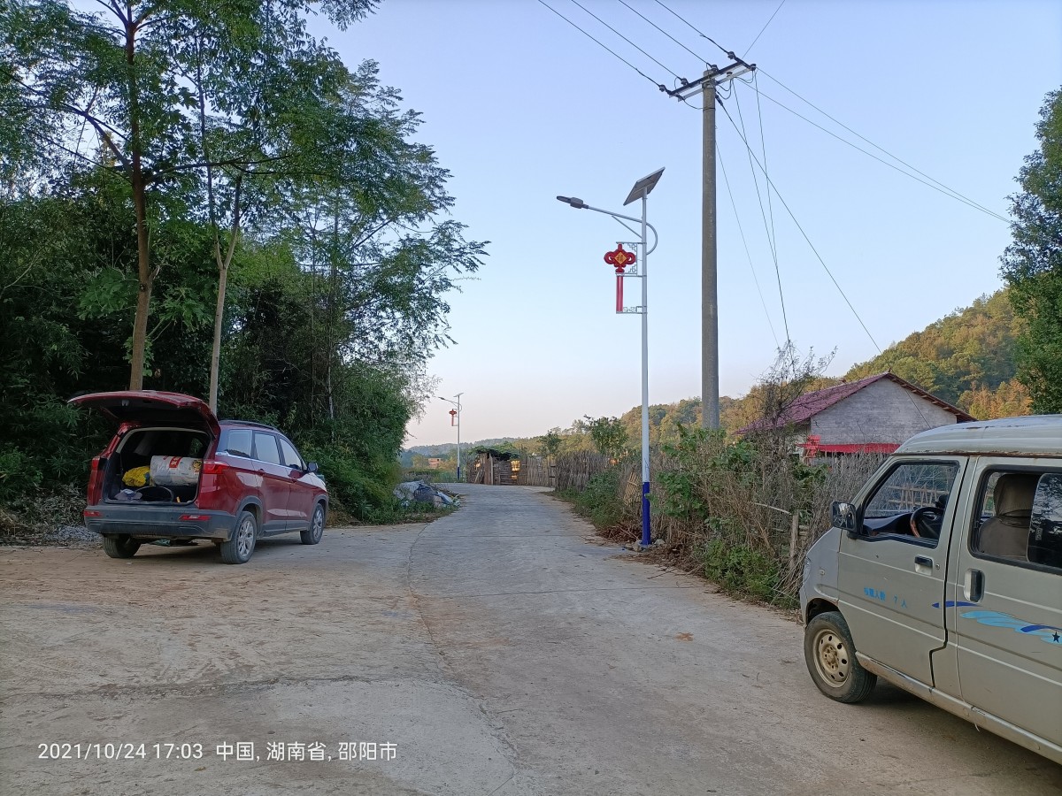 Zijin County, Guangdong, China outdoor lighting — Baifu project view 1