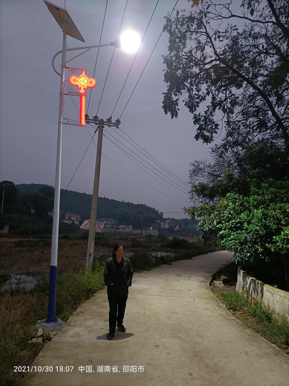 Zijin County, Guangdong, China outdoor lighting — Baifu project view 4