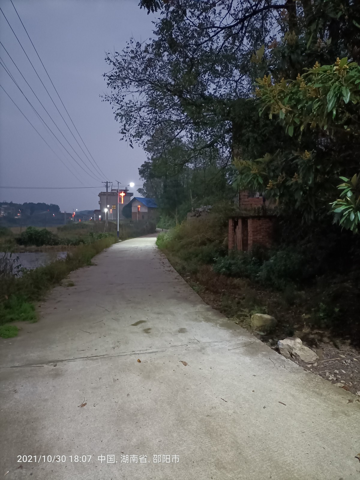 Zijin County, Guangdong, China outdoor lighting — Baifu project view 3