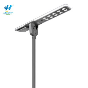 120W integrated solar street light with aluminum waterproof housing