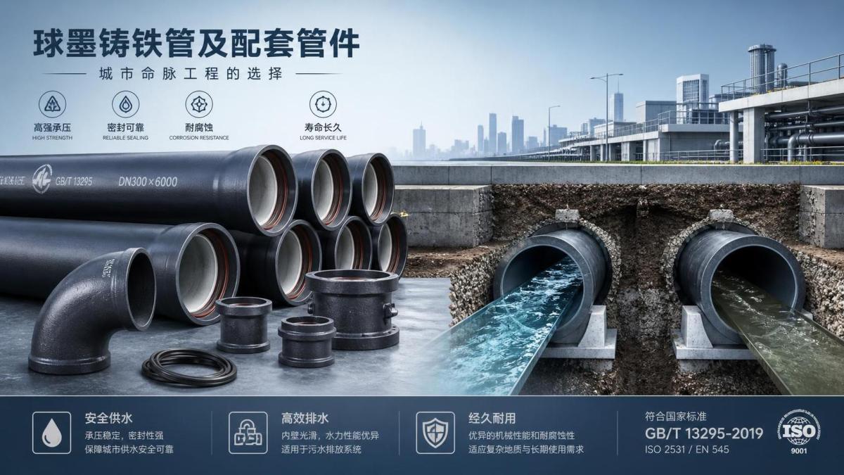 What is a ductile iron pipe used for?