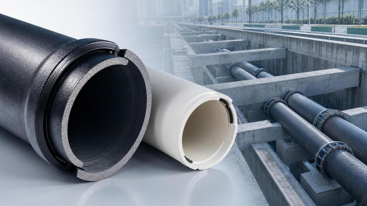 Is ductile iron stronger than PVC?