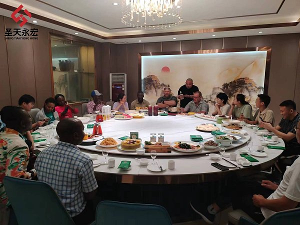 International Customers Visit STYH Steel for Factory Tour and Business Exchange.