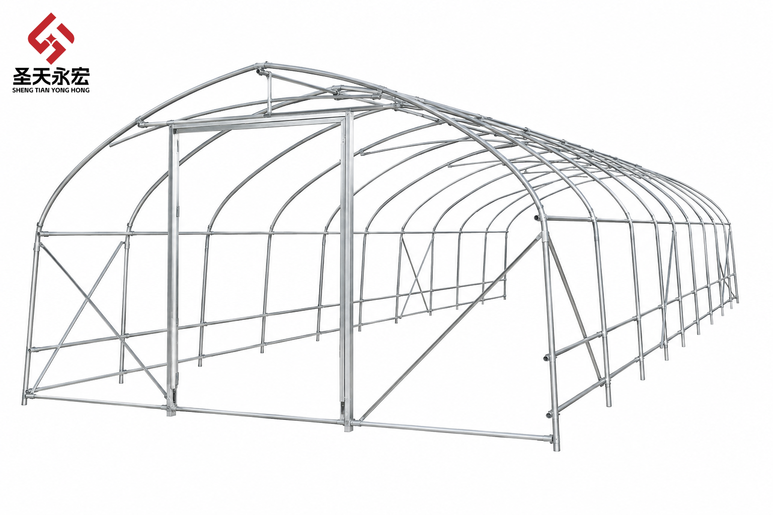 Greenhouse Frame Structure | Galvanized Steel Agricultural Greenhouse Frame Manufacturer