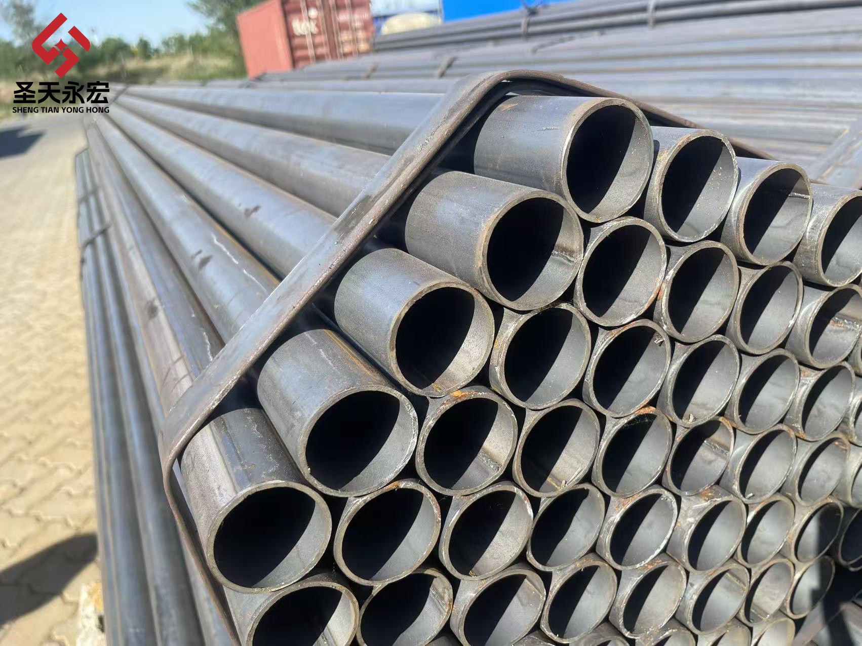 S355JR Structural ERW Steel Pipe