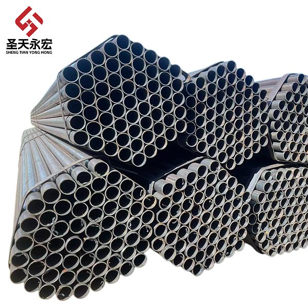 S235JR ERW Black Round Steel Pipe