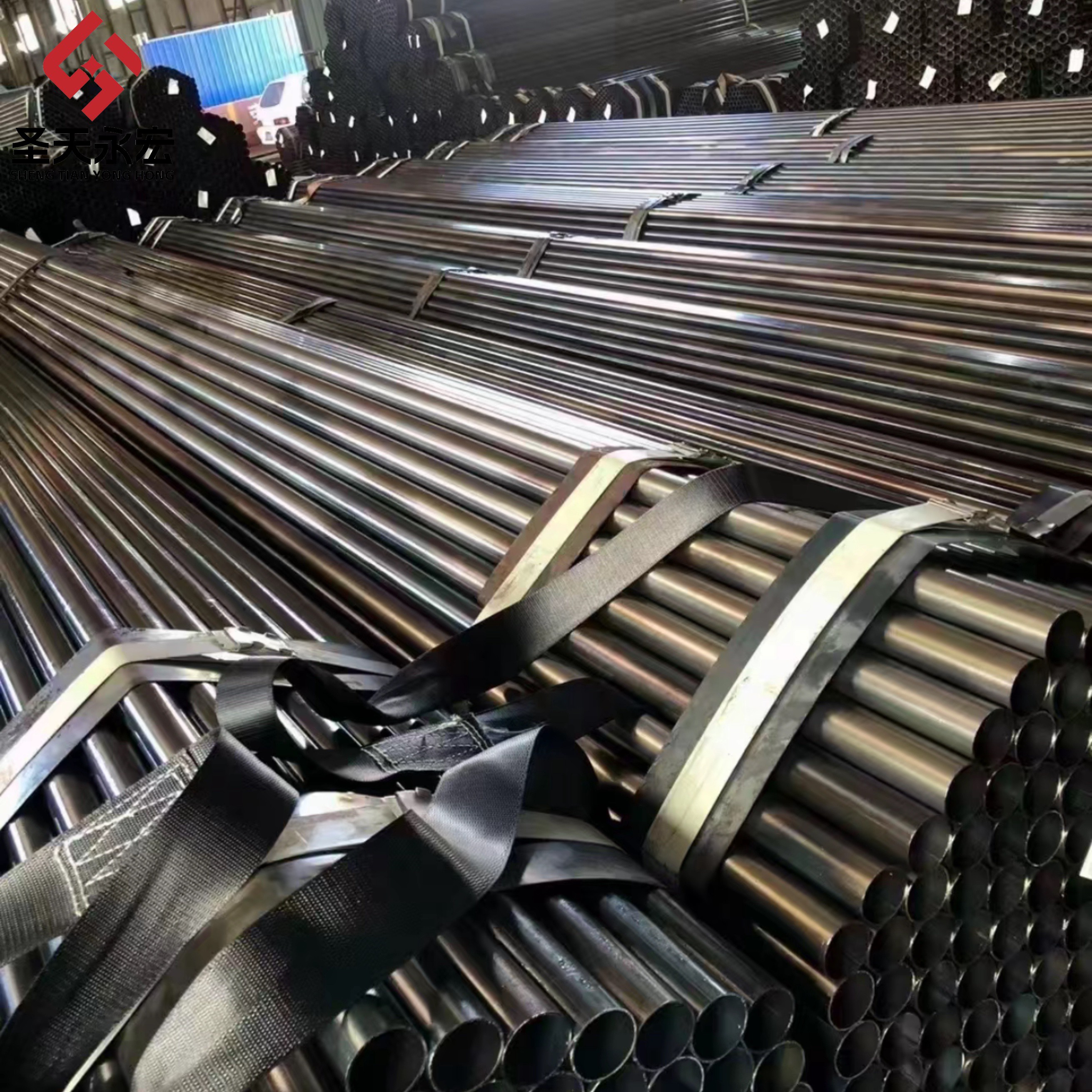 ASTM A53 Grade B ERW Black Carbon Steel Pipe