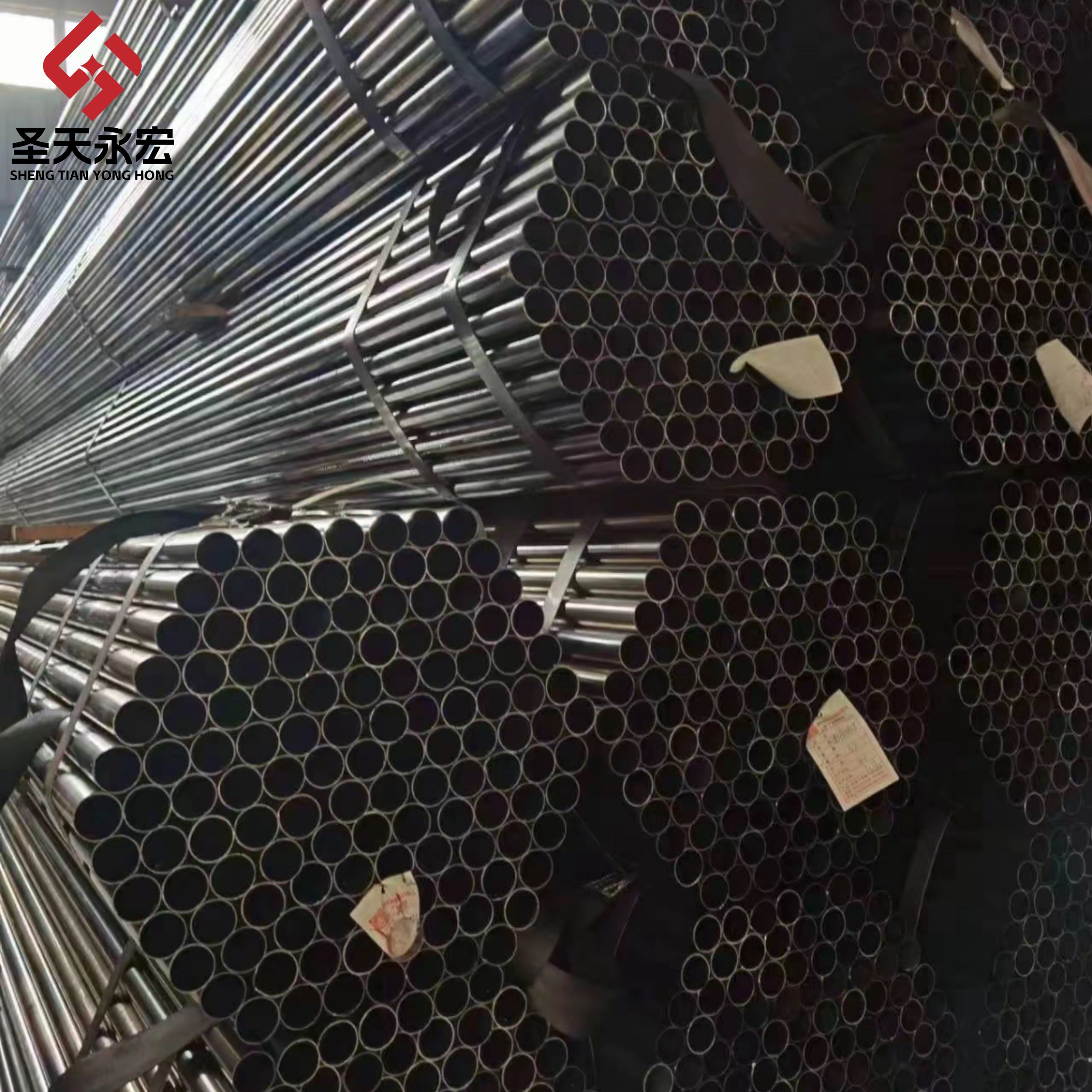 ASTM A53 Grade B ERW Black Carbon Steel Pipe