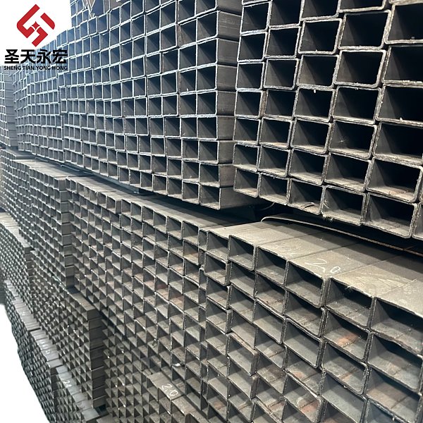 Black Rectangular Steel Tube