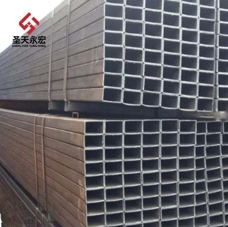 Black Rectangular Steel Tube
