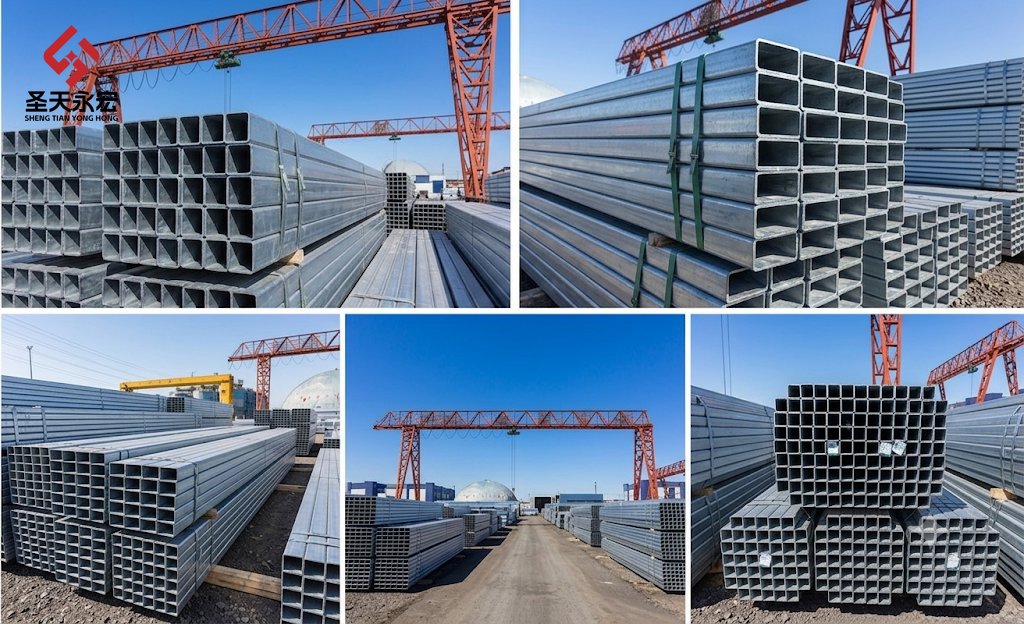 镀锌方管详情页 Large Size Galvanized Steel Tube