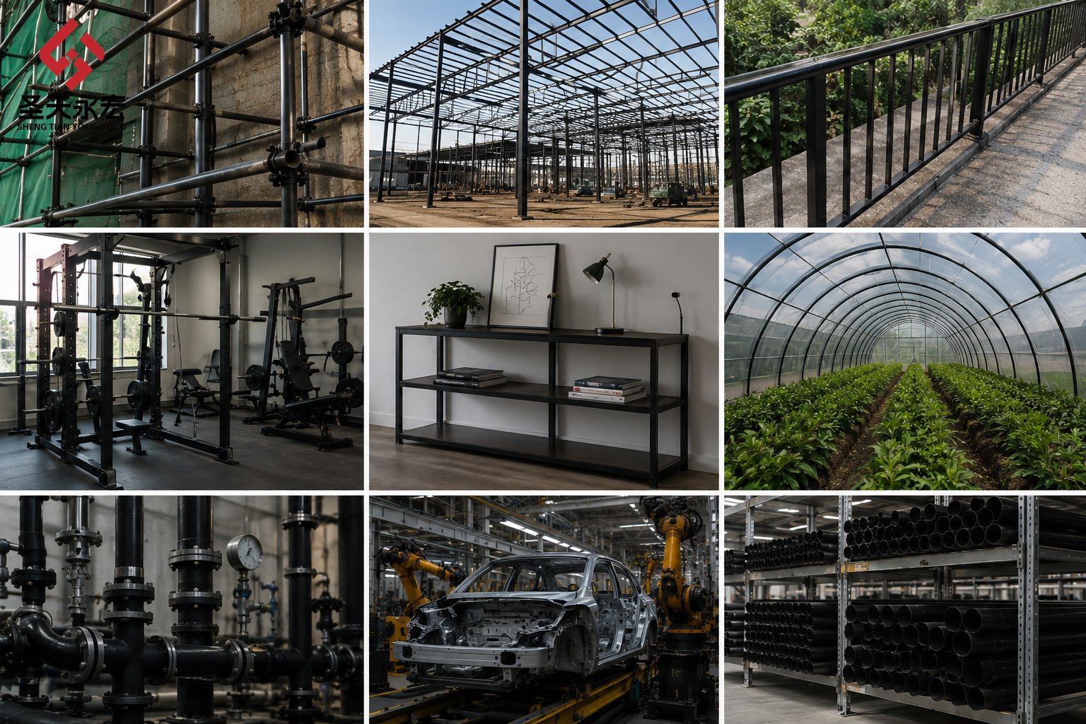 S355JR Structural ERW Steel Pipe