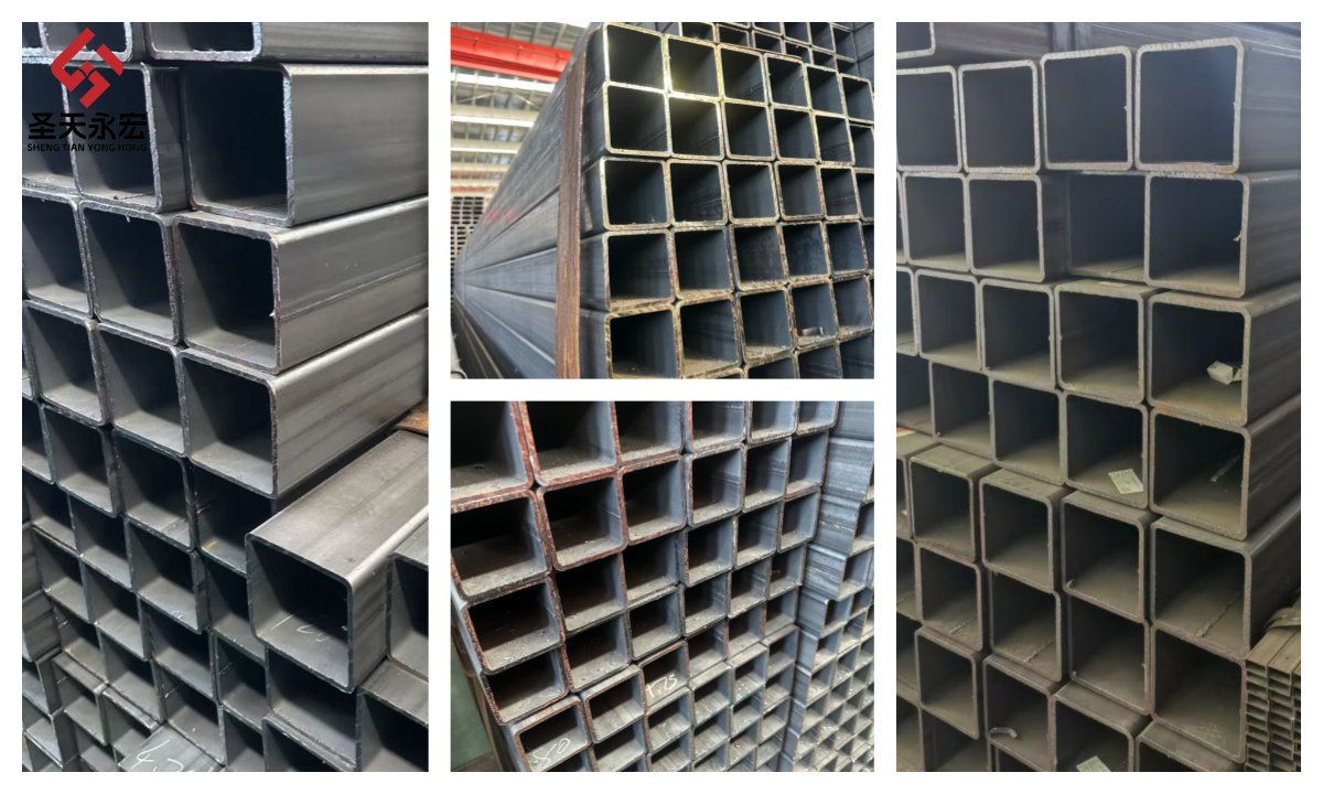 Q355 Black Rectangular Steel Tube