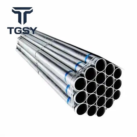 DX51D Galvanized Steel Round Pipe