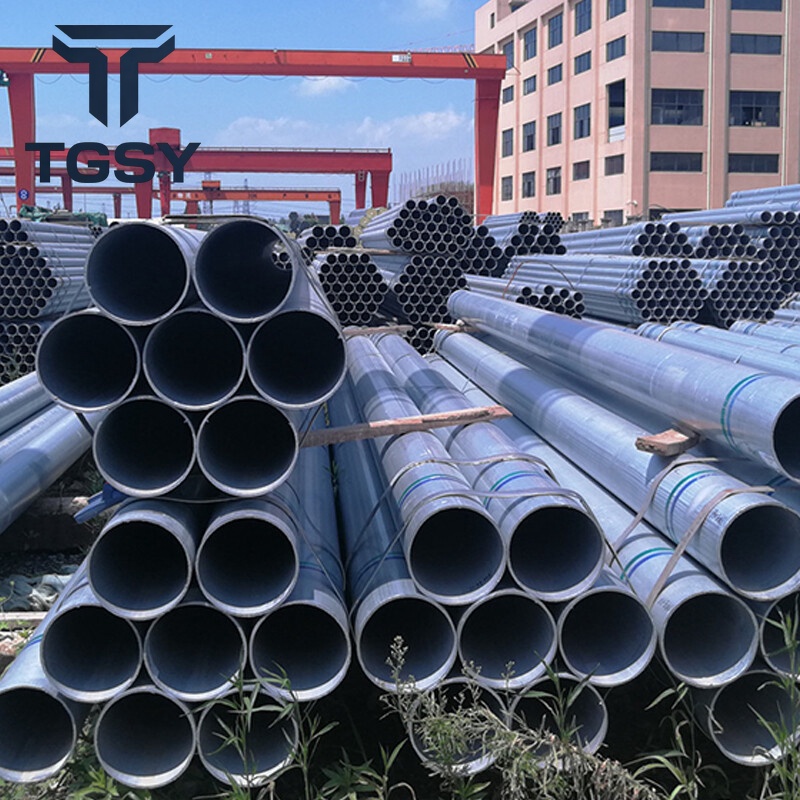Q195 Galvanized Steel Round Pipe