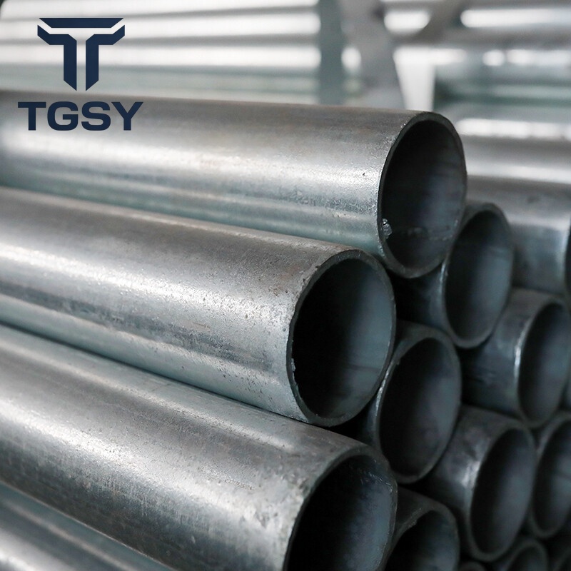 DX51D Galvanized Steel Round Pipe