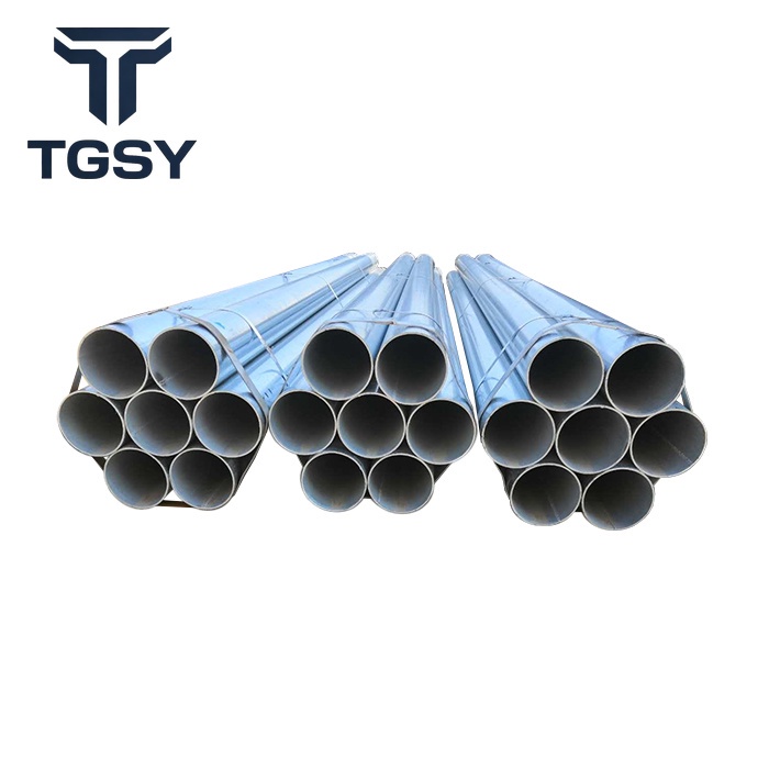 DX51D Galvanized Steel Round Pipe