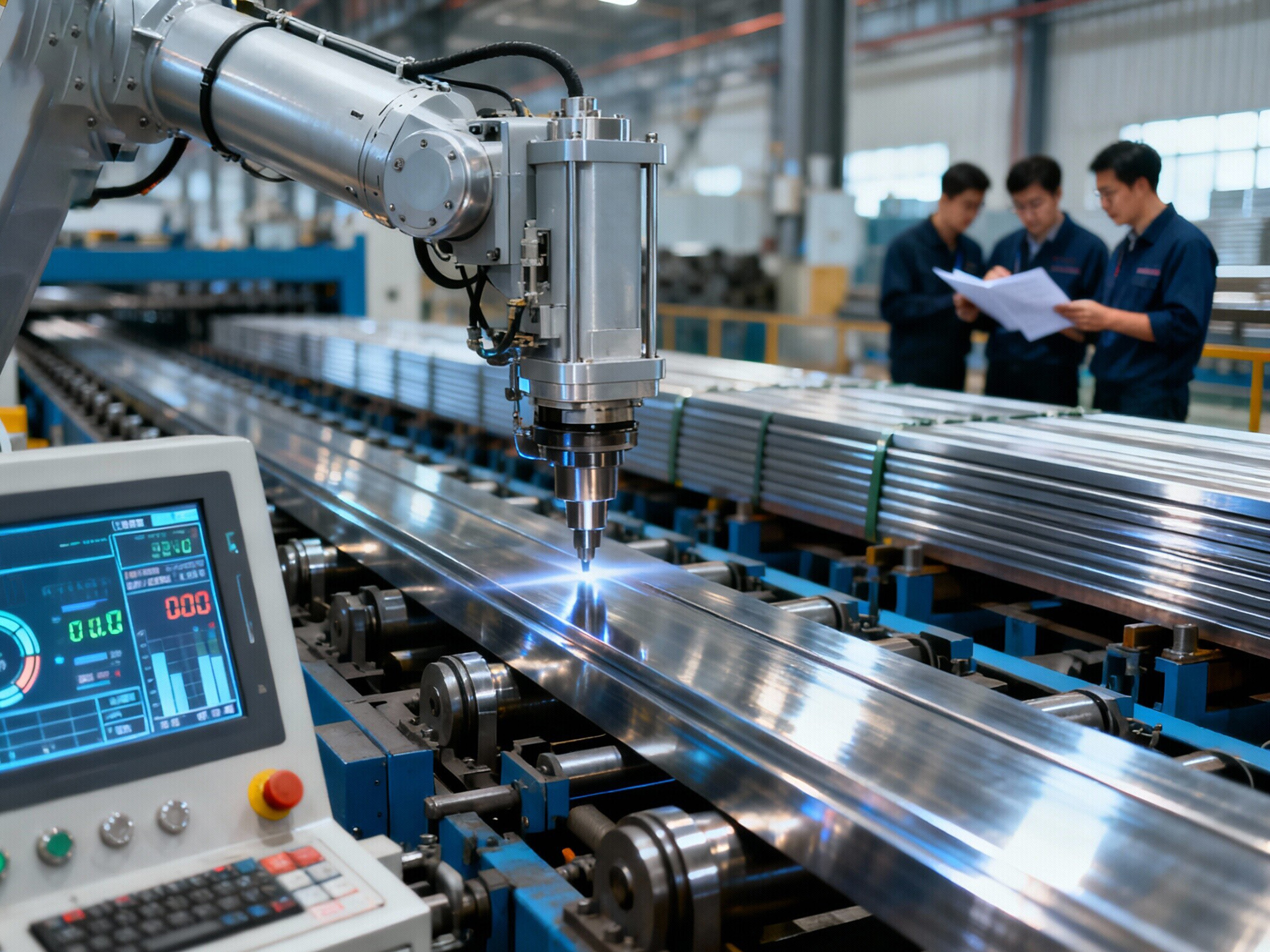 Launching an intelligent steel production management system, significantly improving production efficiency