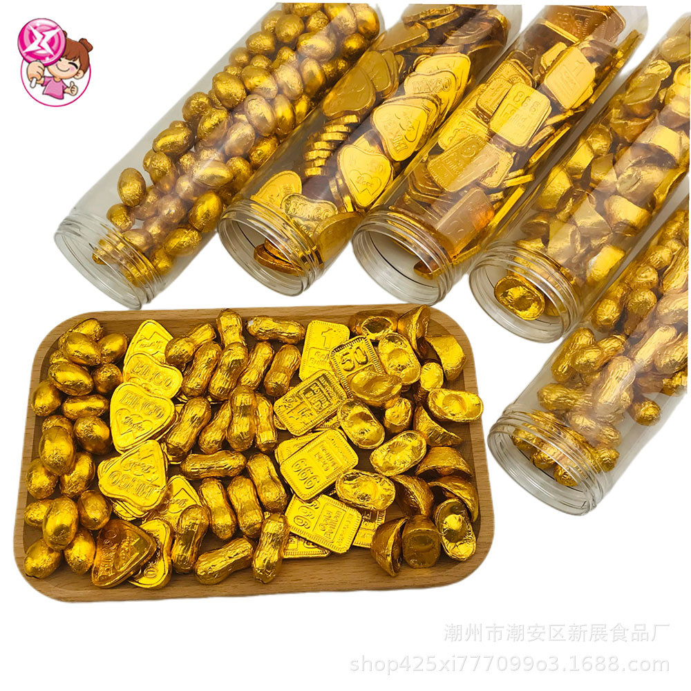 gold coin chocolate