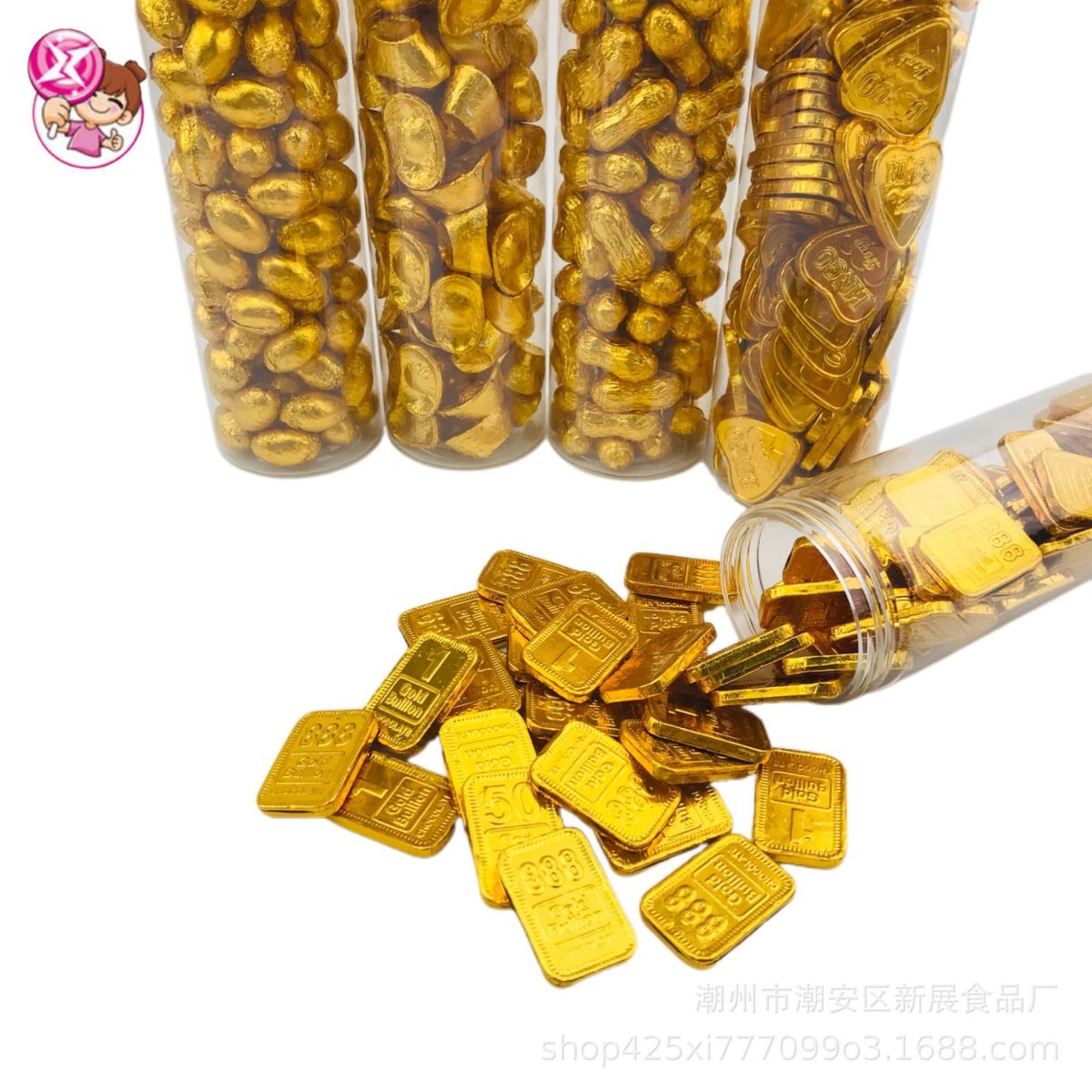 gold coin chocolate