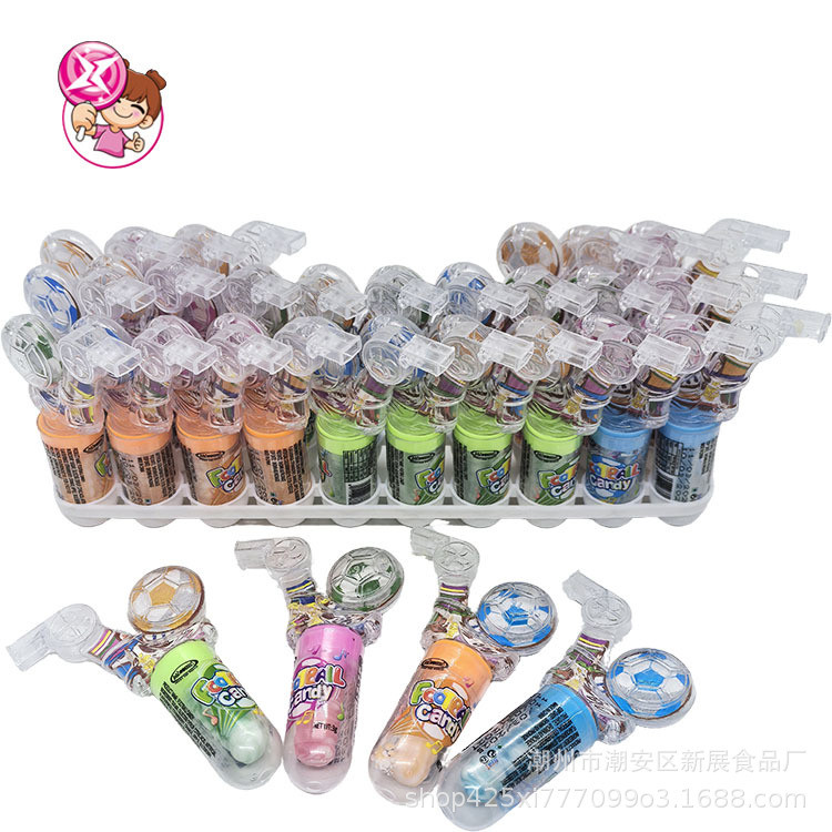 O1CN01lgFosJ1P7FCyo2p1U_!!2208846041793-0-cib Football whistle fruit flavored hard candy