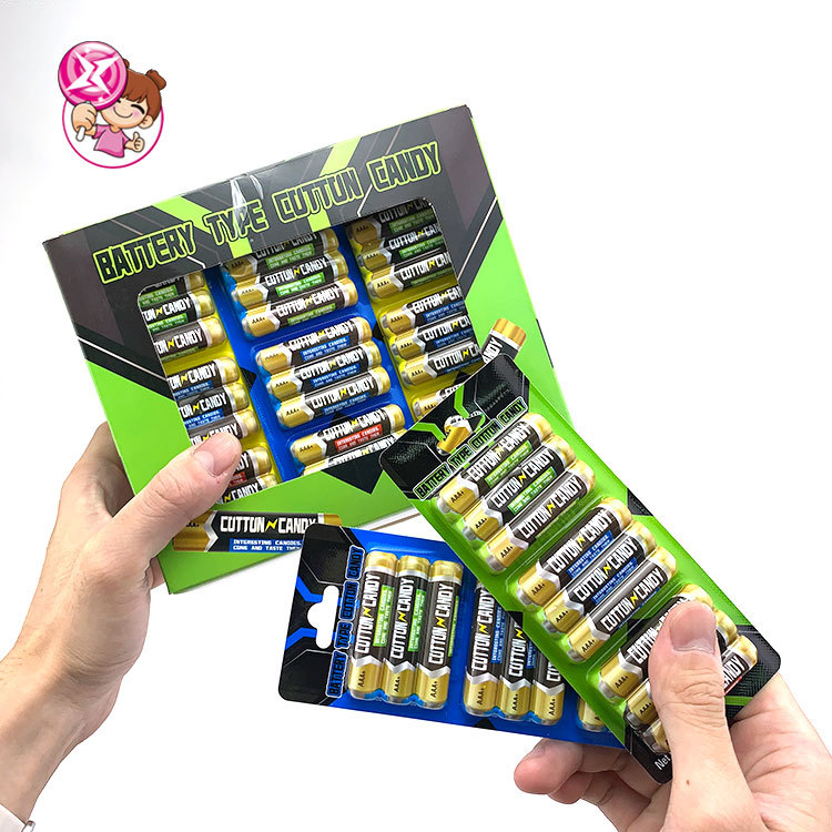 4 battery type cuttun candy
