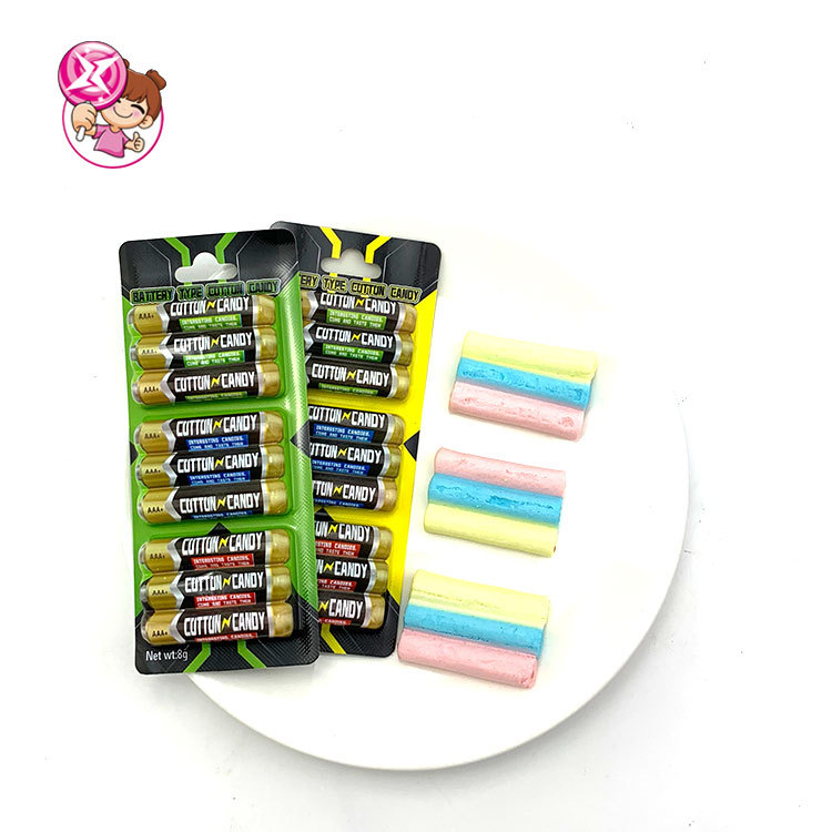 6 battery type cuttun candy