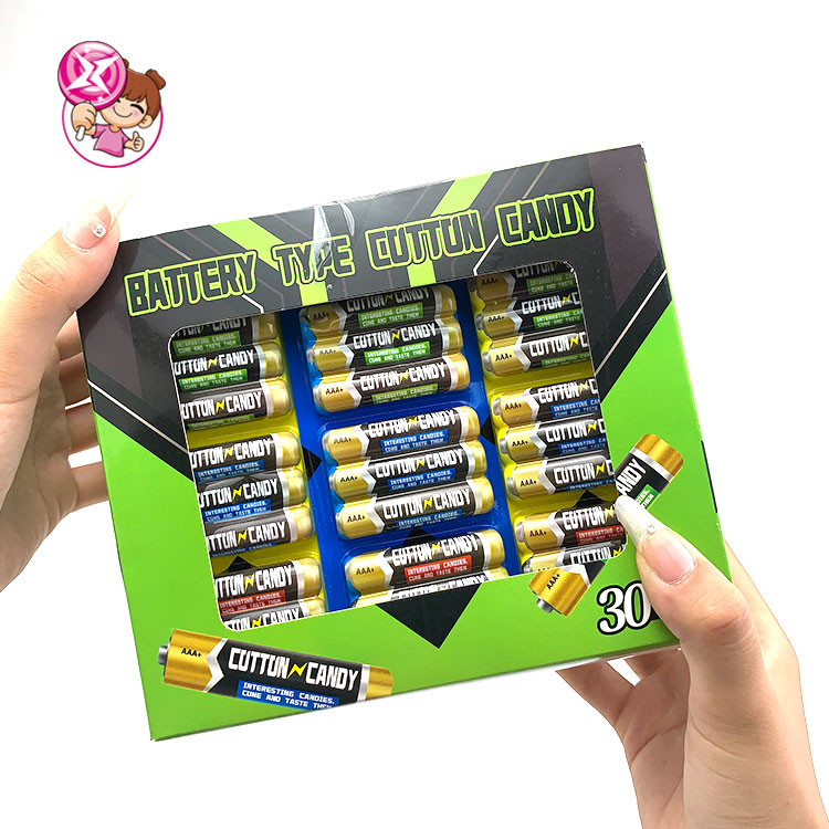 battery type cuttun candy