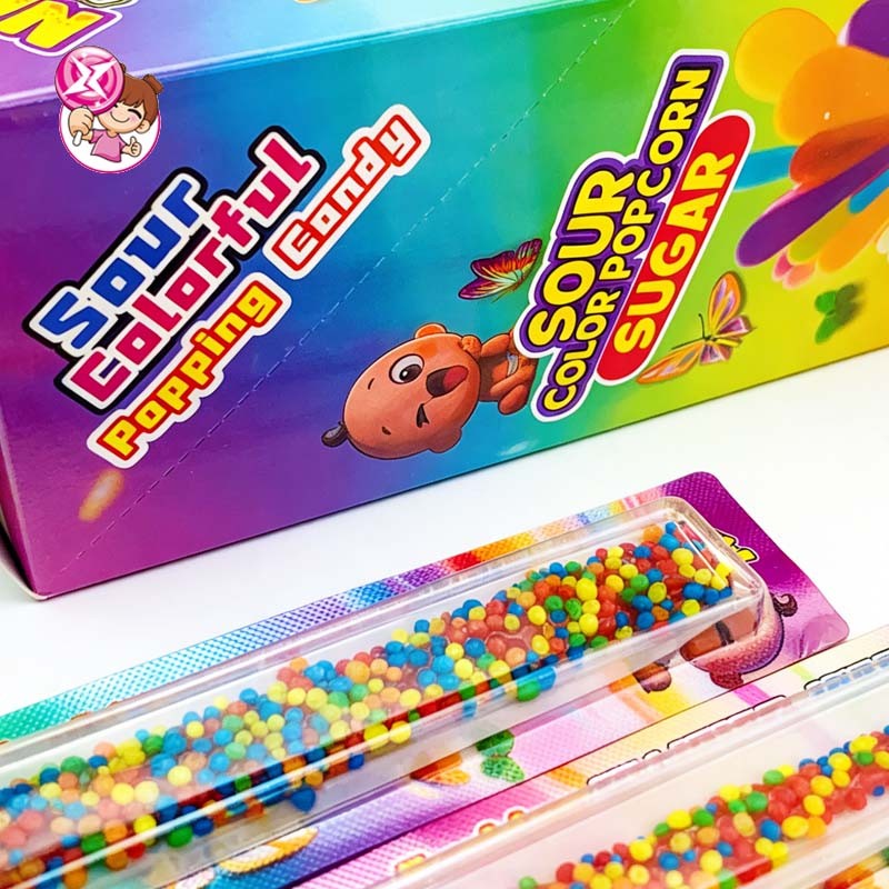 SOUR COLOR POPCORN SUGAR