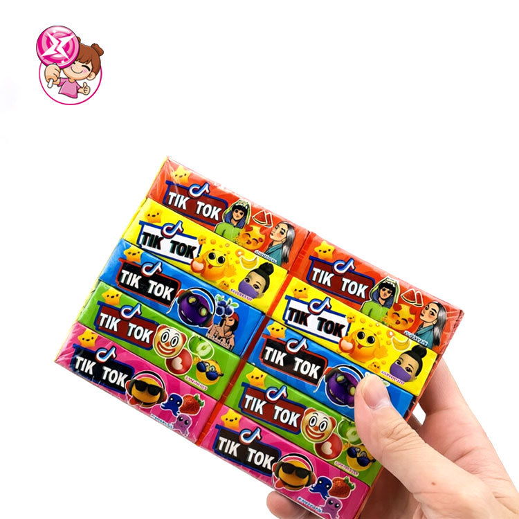 3 TikTok Tattoo Bubble Gum