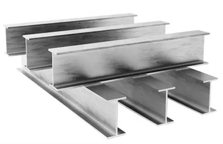 Poutre en H en acier au carbone S45C pour structure de bâtiment en acier