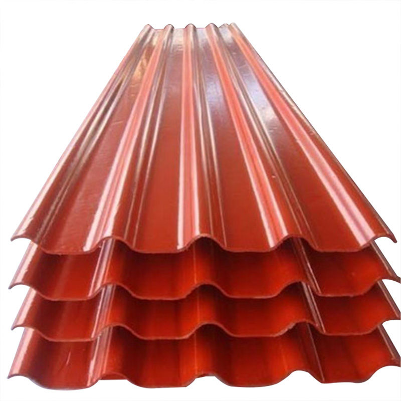 Chapa de telhado de aço galvanizado corrugado Q235