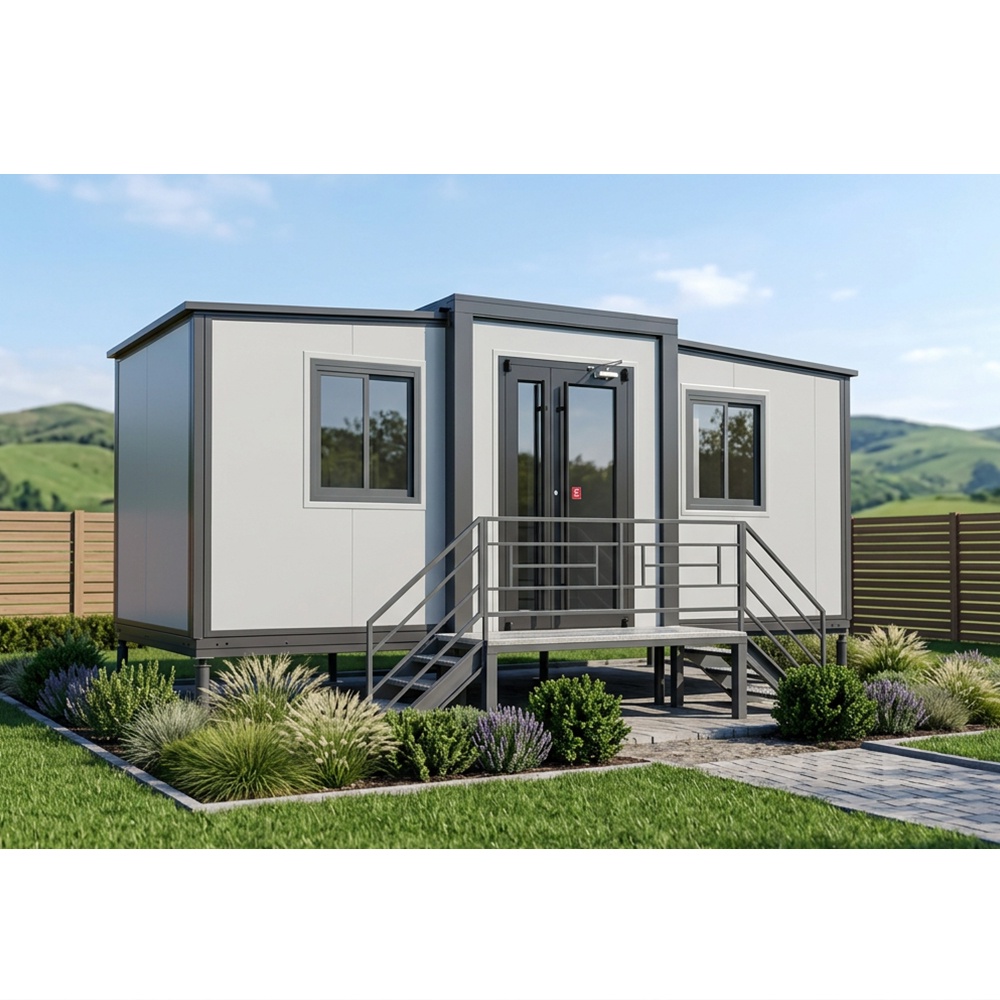 Double winged expandable house