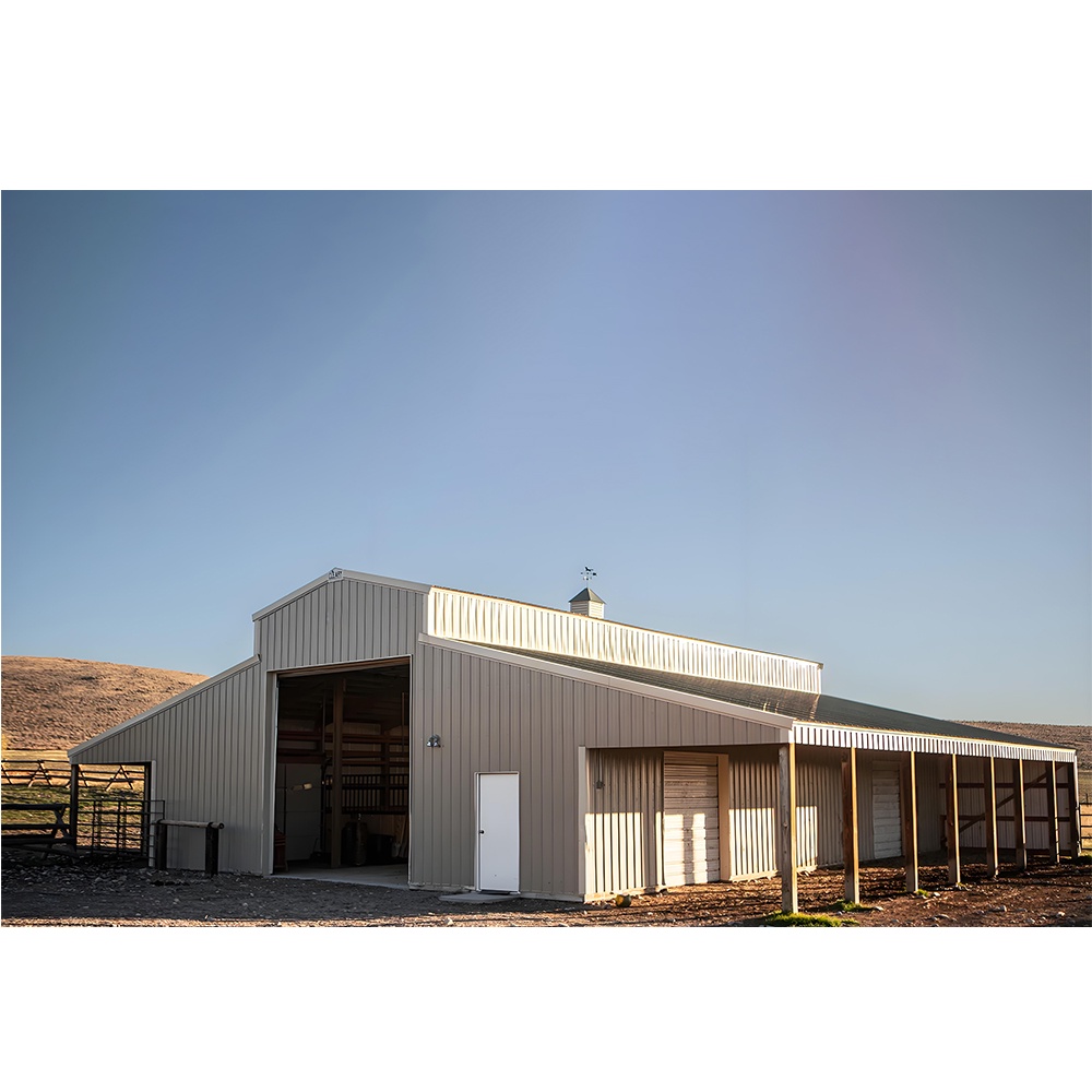 Steel structure farmhouse & livestock shed
