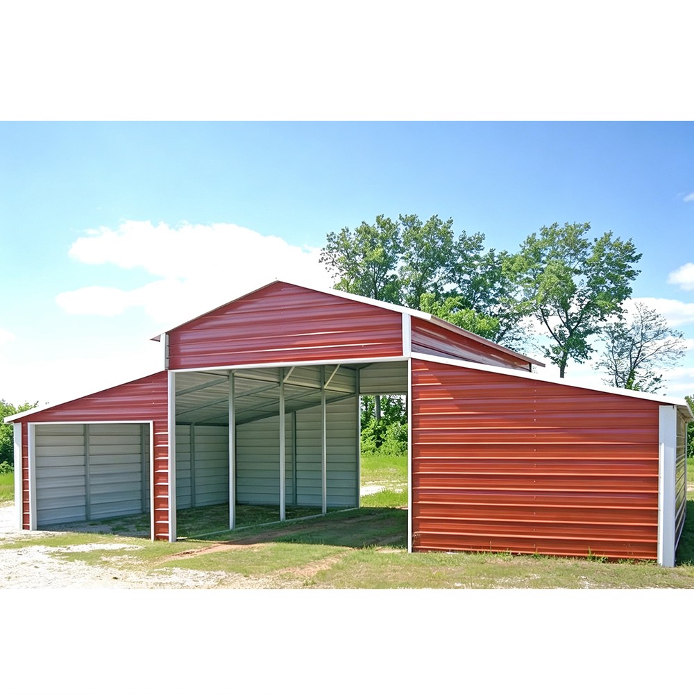 Steel structure farmhouse & livestock shed