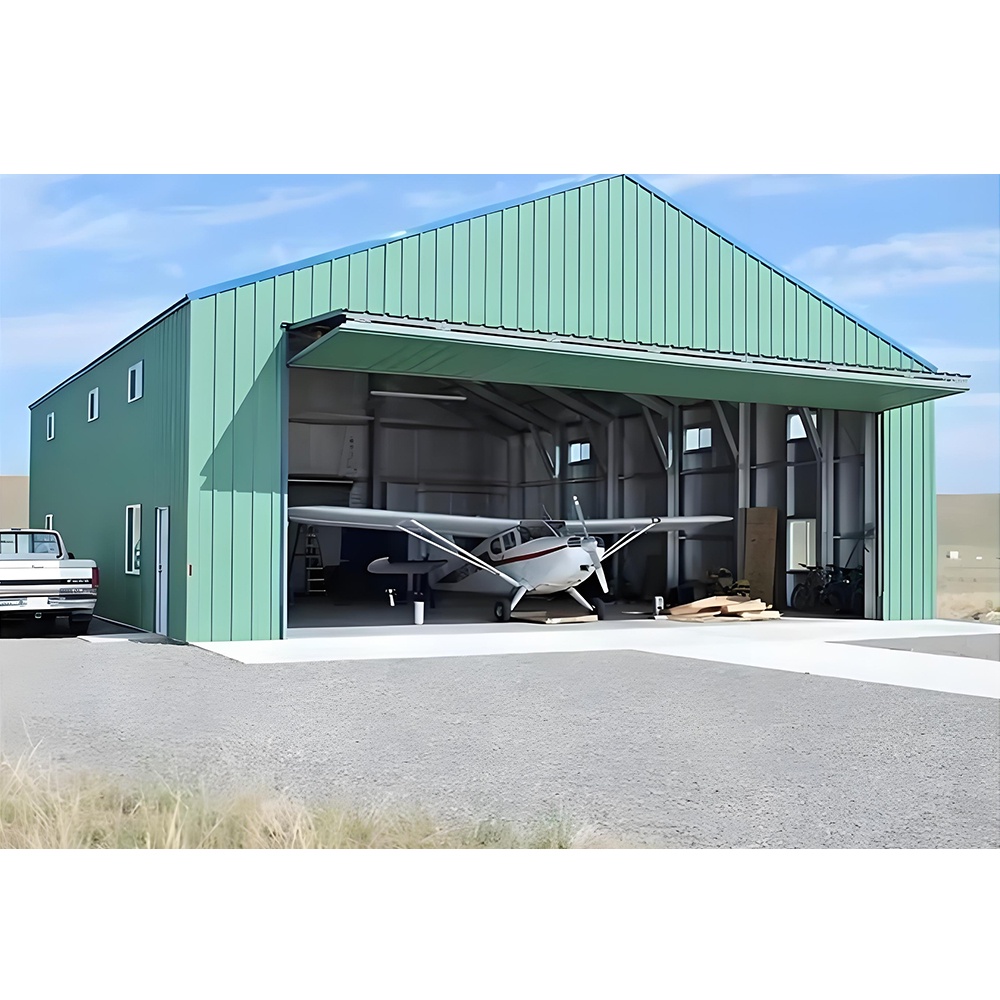Steel structure hangar
